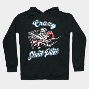 Crazy Stunt Pilot Aviator Pilot Gift Hoodie